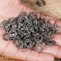 Loose Chainmail Rings 8mm 18g Round Ring. Includes Round Rivets