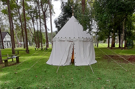 Medieval pavillion tent australia middle ages at Abbey medieval festival