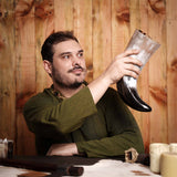 extra large drinking horn which holds over one litres