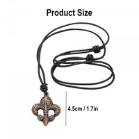 fleur de lis pendant necklace Medieval