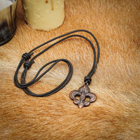 fleur de lis pendant necklace renaissance