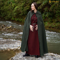 Green Cloak With Hood