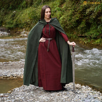Green Cloak With Hood