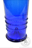 large blue beer glass