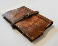 leather bound sketchbook