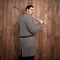 Fantasy Lightweight Chainmail Hauberk– Butted 10mm Round Aluminium and Rubber Rings