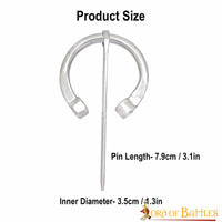 Stainless Steel Fibula With Rolled Ends
