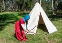 3.2m Medieval Bell Tent - Cotton Canvas