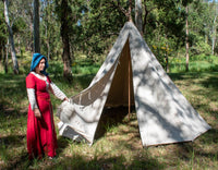 3.7m Medieval Bell Tent Large - Cotton Canvas