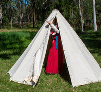 3.2m Medieval Bell Tent - Cotton Canvas