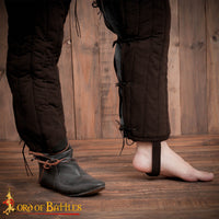 padded chausses for medieval re-enactment combat