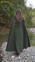 Green Cloak With Hood