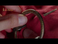 Oval Dotted Fibula Dress Clasp