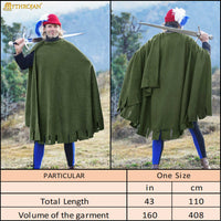 Bocksten Man Wool Cloak - Green
