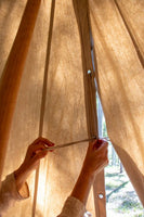 3.7m Medieval Bell Tent Large - Cotton Canvas