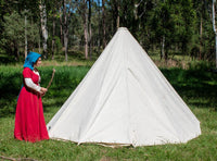 3.2m Medieval Bell Tent - Cotton Canvas