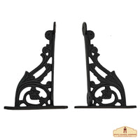 stylish Gothic metal brackets with vintage look