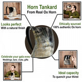 Horn Tankard - Extra Large