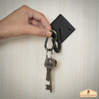 vintage Victorian key hook with square base