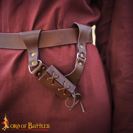 weapon holder made from brown leather available in Australia