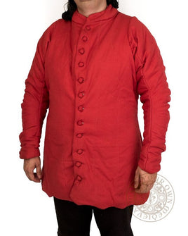 14th century Medieval gambeson with dagged edges for reeanctment combat