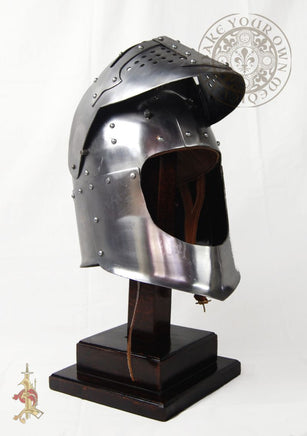 14th century bascinet reproduction helm or helmet