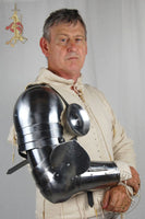 14th century plate armour arms harness set
