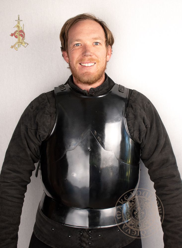 15th Century Cuirass Breastplate - Blackened