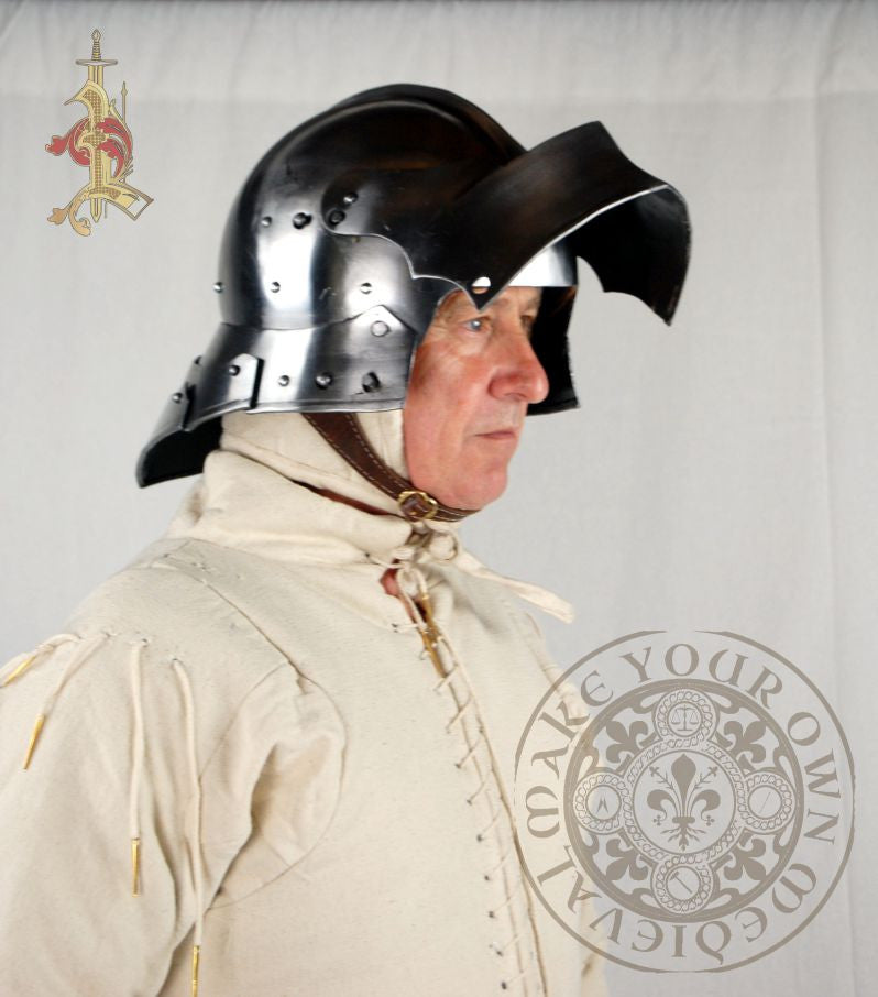 German Gothic 15th Century Sallet Helm 14 Gauge