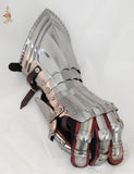 15th century gothic gauntlets with articulated fingers