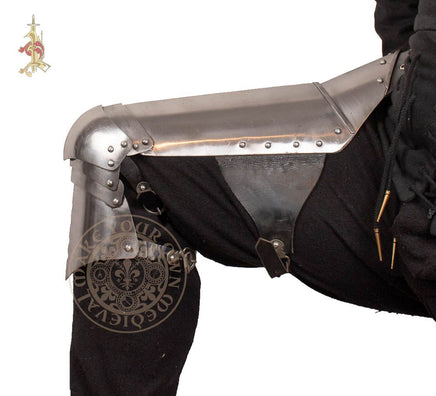 15th century medieval leg Knights armour
