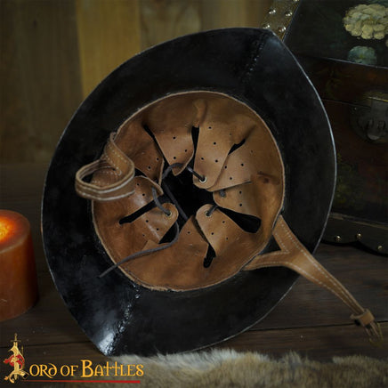 15th century French helmet armour reproduction