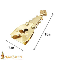 15th century Medieval German brass belt fittings