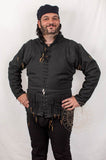 15th century arming doublet with lacing cords