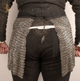 15th century chainmail skirt with lacing belt