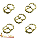 15th century shoe buckle Renaissance oval