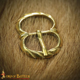 16th century shoe buckle Renaissance oval