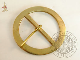 7cm Pirate Renaissance Brass Buckle Round