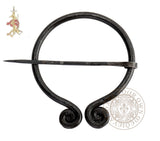 Anglo-Saxon forged dress clasp or fibula brooch