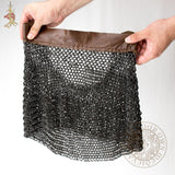 Aventail chainmail Riveted 15th century medieval armour reproduction
