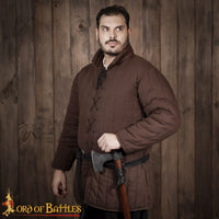 Axe or tool scabbard holder made from black leather