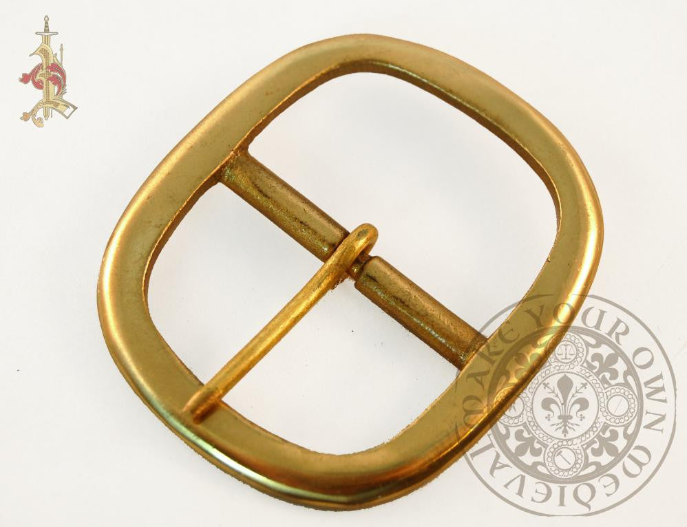 14th Century Medieval Brass Belt Buckle. Re-enactment