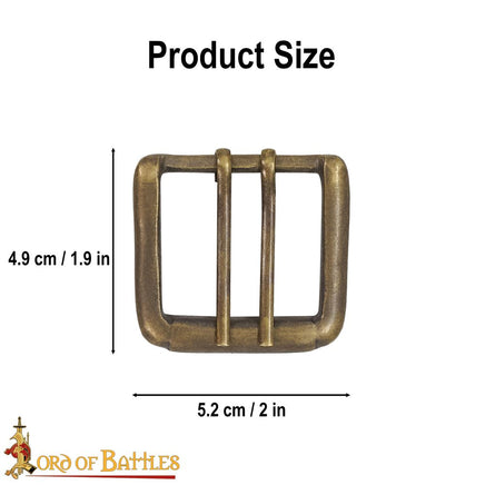 Belt Buckle with Two Prongs