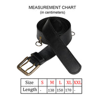 Belt with buckle with two prongs