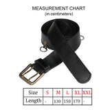 Belt with buckle with two prongs