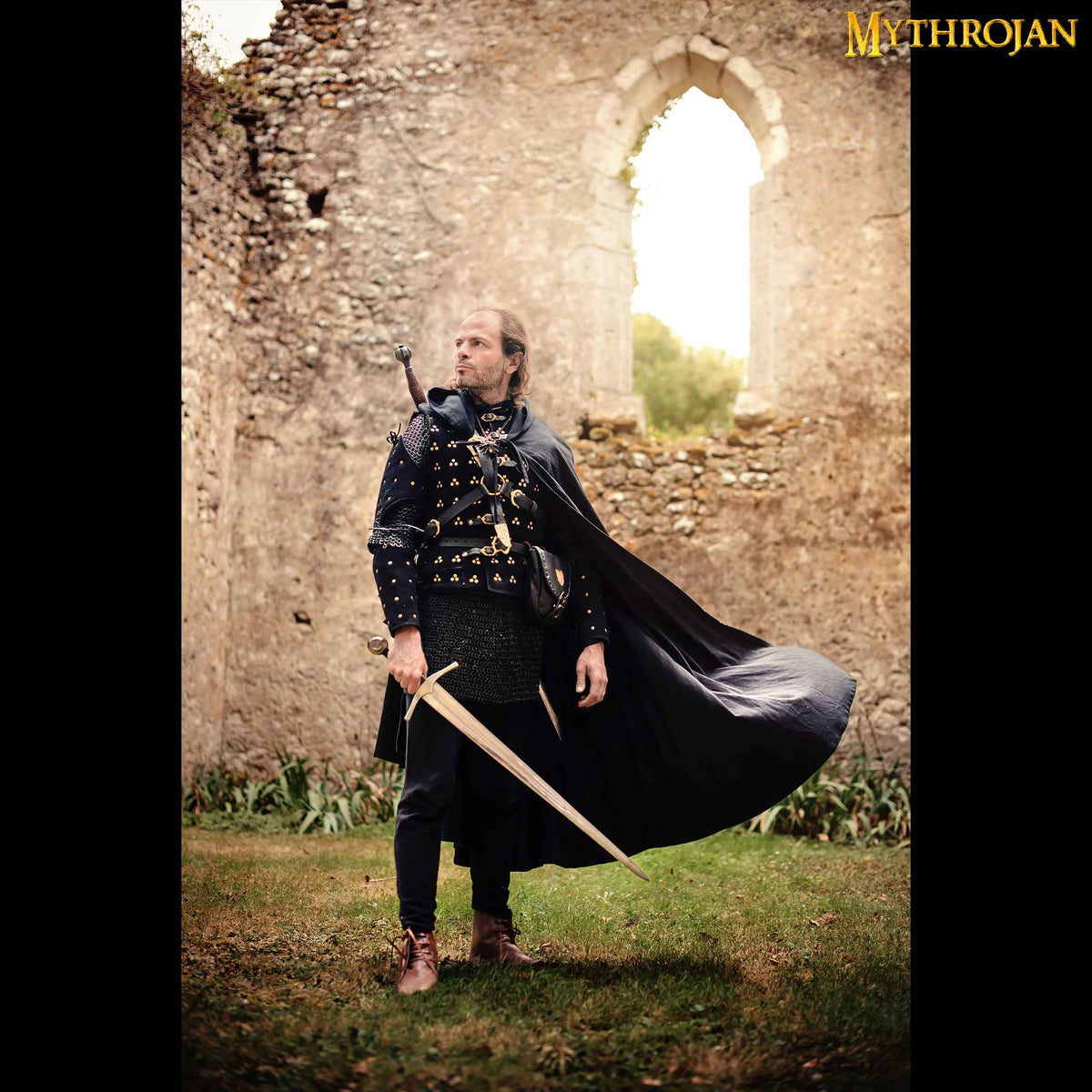 Black Cape With Hood| Make Your Own Medieval