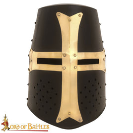 Black Medieval helmet