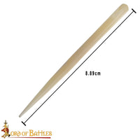 Bone sewing needle for Medieval costume making