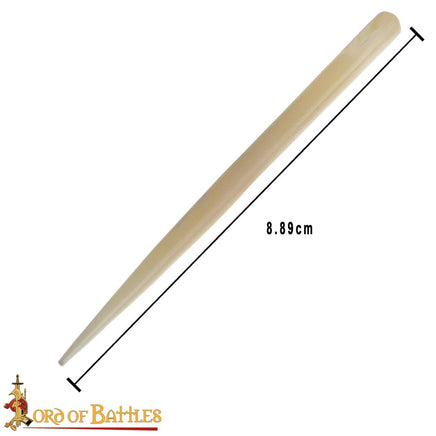 Bone sewing needle for Medieval costume making
