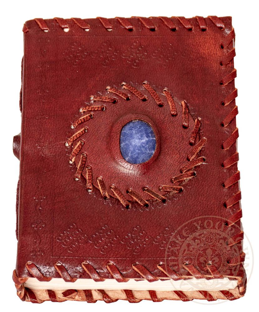 Blue Dragons Eye Leather Journal